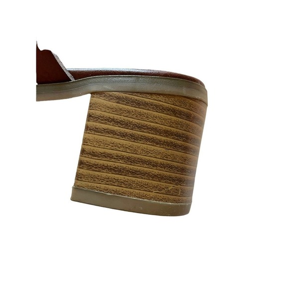 Rampage Ram Hatty Block heel slip on Brown Sandals size 6 M - Picture 5 of 10